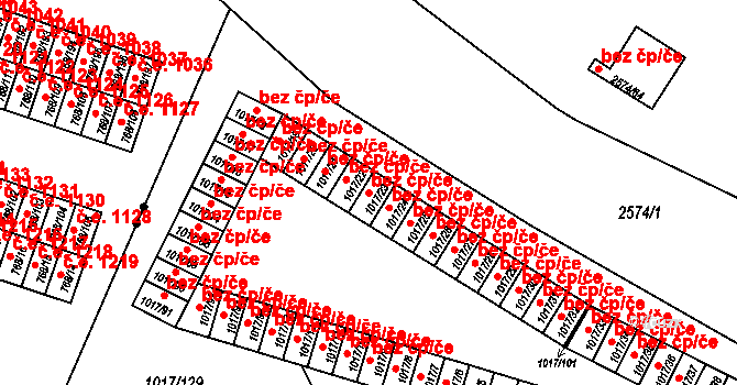 Bohumín 48727172 na parcele st. 1017/23 v KÚ Nový Bohumín, Katastrální mapa