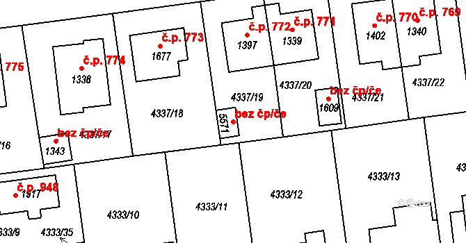 Kralovice 62797174 na parcele st. 5571 v KÚ Kralovice u Rakovníka, Katastrální mapa