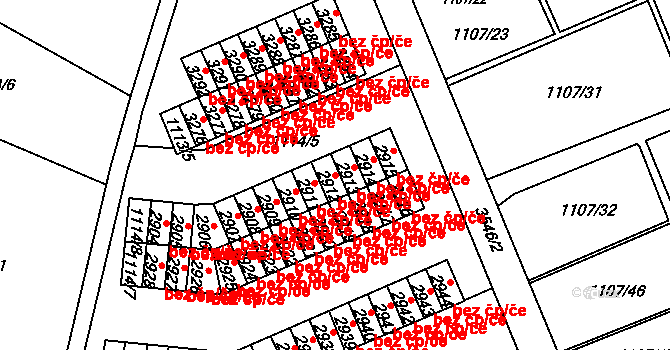 Dvůr Králové nad Labem 44944179 na parcele st. 2912 v KÚ Dvůr Králové nad Labem, Katastrální mapa