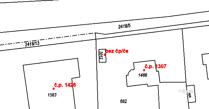 Hořice 45922179 na parcele st. 3013 v KÚ Hořice v Podkrkonoší, Katastrální mapa