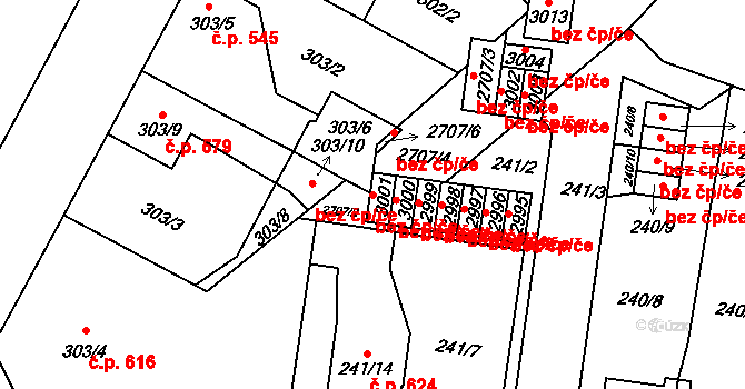 Protivín 39982181 na parcele st. 3001 v KÚ Protivín, Katastrální mapa