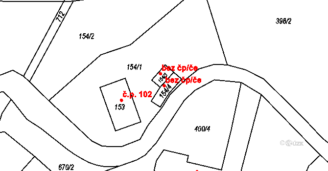 Dolní Nětčice 41795181 na parcele st. 154/4 v KÚ Dolní Nětčice, Katastrální mapa