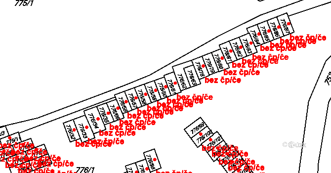 Jemnice 88646181 na parcele st. 776/60 v KÚ Jemnice, Katastrální mapa