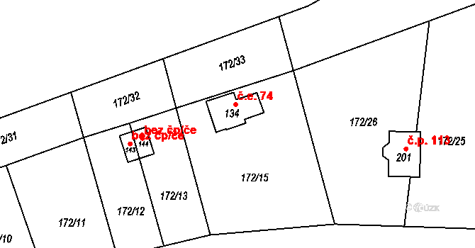 Lipník nad Bečvou V-Podhoří 5, Lipník nad Bečvou, Katastrální mapa