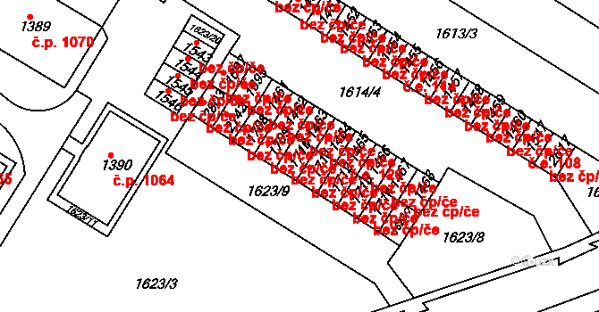 Napajedla 42205182 na parcele st. 1710 v KÚ Napajedla, Katastrální mapa