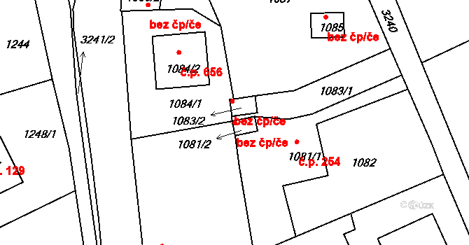 Planá nad Lužnicí 43637183 na parcele st. 1081/2 v KÚ Planá nad Lužnicí, Katastrální mapa
