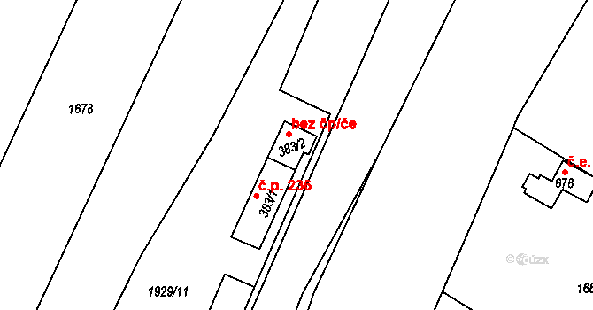 Mirošov 50128183 na parcele st. 383/2 v KÚ Mirošov, Katastrální mapa