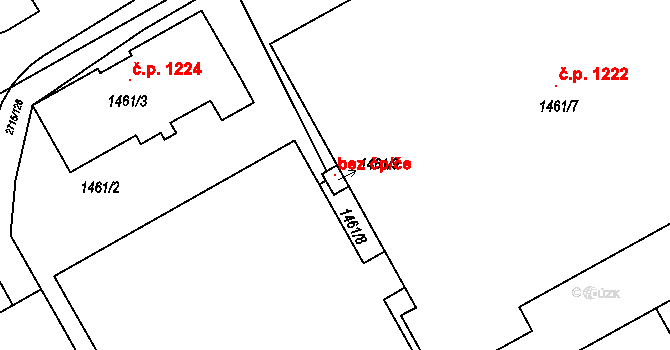 Bohumín 98707183 na parcele st. 1461/9 v KÚ Nový Bohumín, Katastrální mapa
