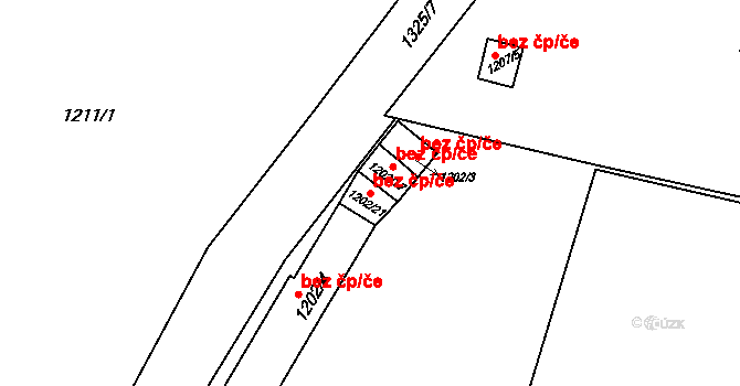 Plzeň 46481184 na parcele st. 1202/21 v KÚ Hradiště u Plzně, Katastrální mapa