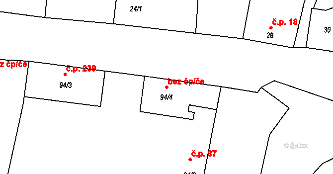 Nepomyšl 47042184 na parcele st. 94/4 v KÚ Nepomyšl, Katastrální mapa