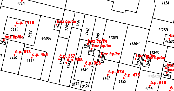 Plzeň 79414184 na parcele st. 3130 v KÚ Doubravka, Katastrální mapa