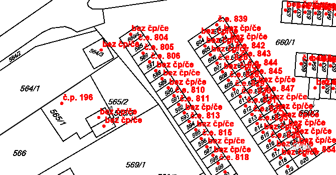 Kopřivnice 38942186 na parcele st. 590 v KÚ Kopřivnice, Katastrální mapa