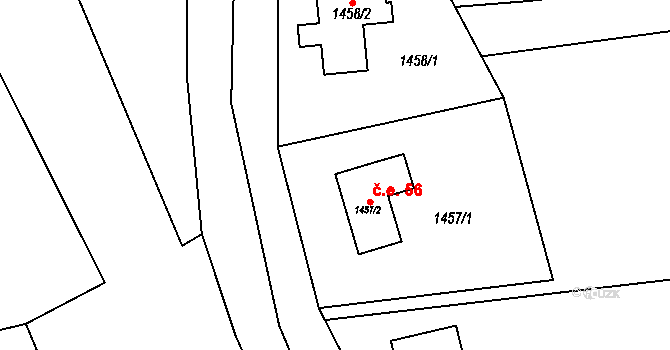 Zádveřice 42, Zádveřice-Raková, Katastrální mapa