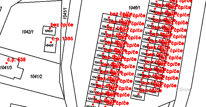 Frýdlant nad Ostravicí 46460187 na parcele st. 1047/20 v KÚ Frýdlant nad Ostravicí, Katastrální mapa