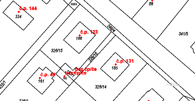 Konětopy 49376187 na parcele st. 167/1 v KÚ Konětopy, Katastrální mapa