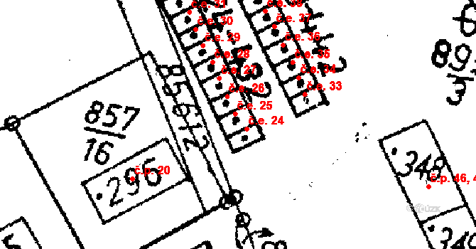 Markvartice 25, Jablonné v Podještědí na parcele st. 431 v KÚ Markvartice v Podještědí, Katastrální mapa