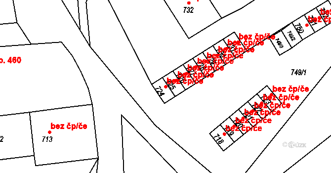Moravský Beroun 40178188 na parcele st. 724 v KÚ Moravský Beroun, Katastrální mapa
