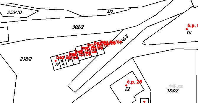 Černvír 41897188 na parcele st. 93 v KÚ Černvír, Katastrální mapa