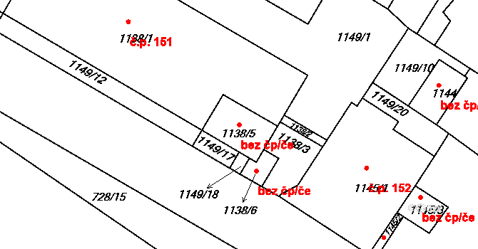 Klášterec nad Ohří 42597188 na parcele st. 1138/5 v KÚ Miřetice u Klášterce nad Ohří, Katastrální mapa