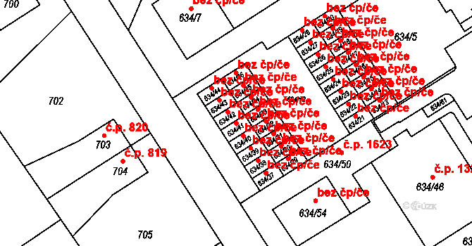 Rychnov nad Kněžnou 44269188 na parcele st. 634/41 v KÚ Rychnov nad Kněžnou, Katastrální mapa