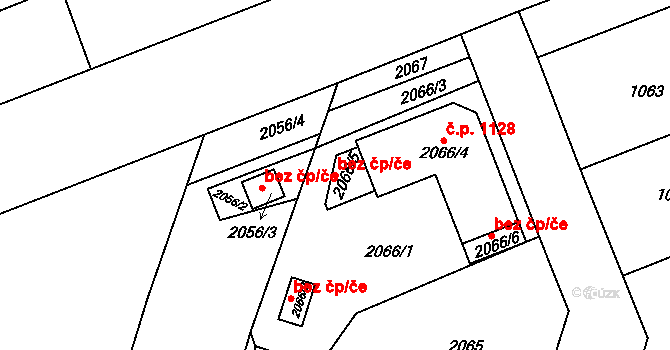 Plzeň 48285188 na parcele st. 2066/5 v KÚ Skvrňany, Katastrální mapa