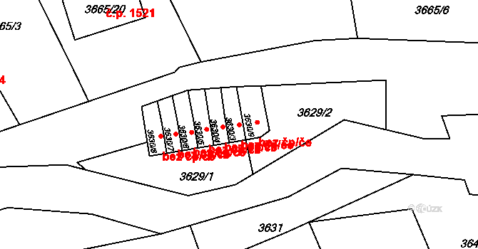 Frýdlant nad Ostravicí 49717189 na parcele st. 3630/3 v KÚ Frýdlant nad Ostravicí, Katastrální mapa