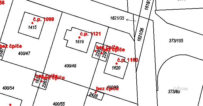 Milevsko 39970191 na parcele st. 2291 v KÚ Milevsko, Katastrální mapa