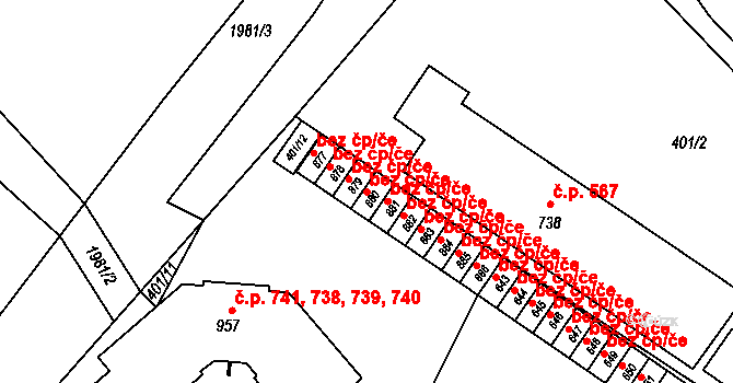 Sezemice 42063191 na parcele st. 880 v KÚ Sezemice nad Loučnou, Katastrální mapa