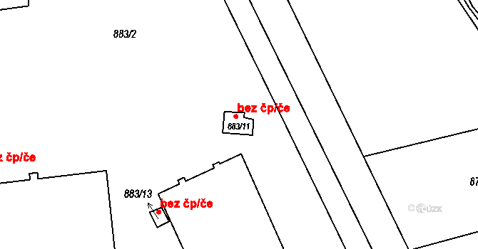 Oldřišov 43782191 na parcele st. 883/11 v KÚ Oldřišov, Katastrální mapa