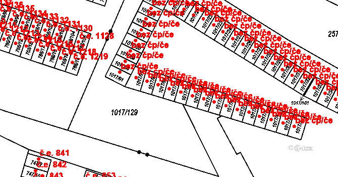 Bohumín 47850191 na parcele st. 1017/13 v KÚ Nový Bohumín, Katastrální mapa