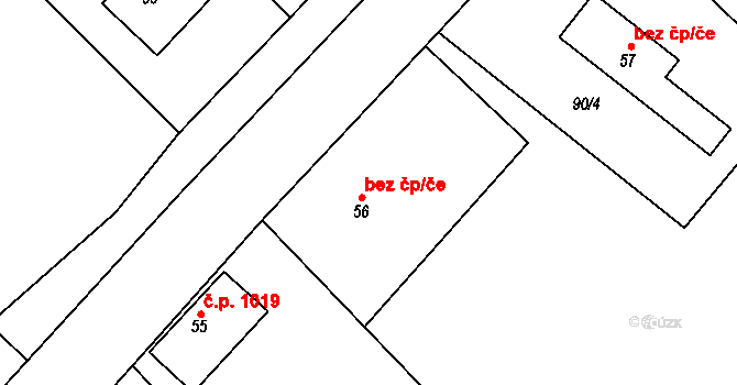 Kozlov 47986191 na parcele st. 56 v KÚ Kozlov u Velkého Újezdu, Katastrální mapa