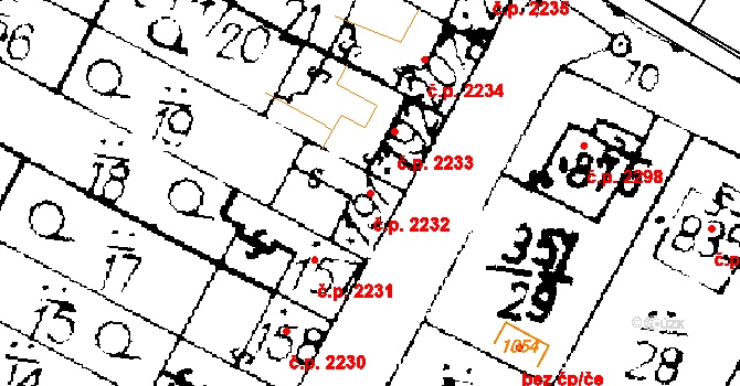 Podlusky 2232, Roudnice nad Labem na parcele st. 191 v KÚ Podlusky, Katastrální mapa