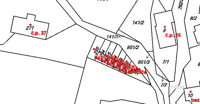 Velká Lhota 39561194 na parcele st. 294 v KÚ Malá Lhota u Valašského Meziříčí, Katastrální mapa