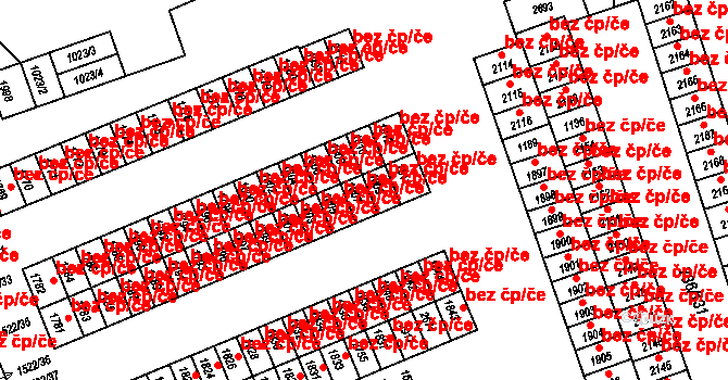 Ostrava 43900194 na parcele st. 1807 v KÚ Mariánské Hory, Katastrální mapa