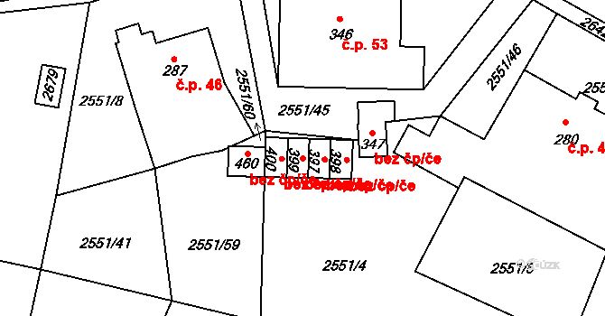 Brněnec 46000194 na parcele st. 399 v KÚ Brněnec, Katastrální mapa