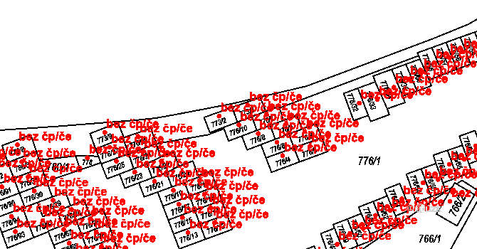 Jemnice 46544194 na parcele st. 776/10 v KÚ Jemnice, Katastrální mapa