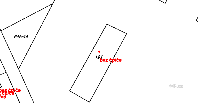 Žacléř 47904194 na parcele st. 191 v KÚ Bobr, Katastrální mapa