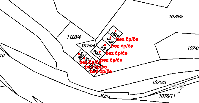 Rokytnice nad Jizerou 49049194 na parcele st. 990/2 v KÚ Dolní Rokytnice, Katastrální mapa