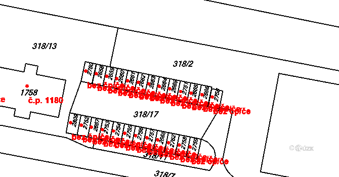 Litovel 49530194 na parcele st. 2669 v KÚ Litovel, Katastrální mapa