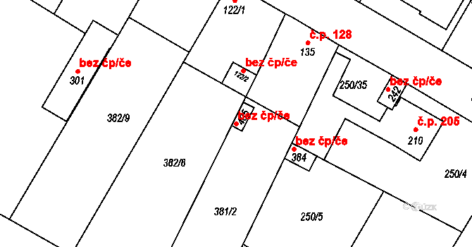 Cvrčovice 113701195 na parcele st. 405 v KÚ Cvrčovice, Katastrální mapa