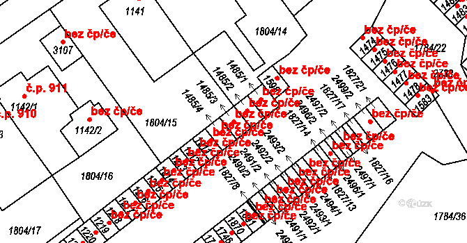 Stříbro 42099196 na parcele st. 1485/3 v KÚ Stříbro, Katastrální mapa