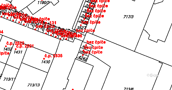 Havlíčkův Brod 44547196 na parcele st. 5804 v KÚ Havlíčkův Brod, Katastrální mapa