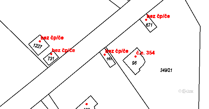 Štěchovice 45716196 na parcele st. 161 v KÚ Masečín, Katastrální mapa