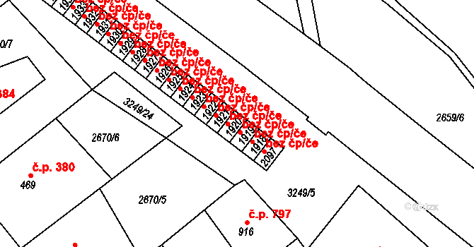 Nejdek 45823197 na parcele st. 1920 v KÚ Nejdek, Katastrální mapa