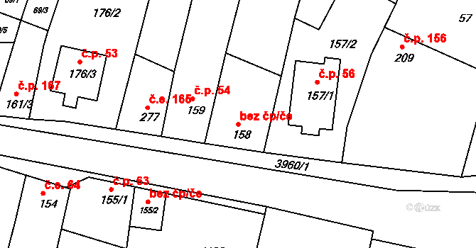 Mašťov 55, Katastrální mapa