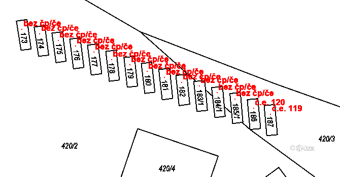 Blažejov 124, Katastrální mapa