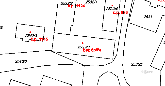 Krnov 41324200 na parcele st. 2532/3 v KÚ Opavské Předměstí, Katastrální mapa