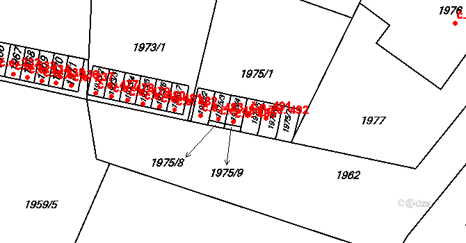 Bystřice nad Pernštejnem 485 na parcele st. 1975/4 v KÚ Bystřice nad Pernštejnem, Katastrální mapa