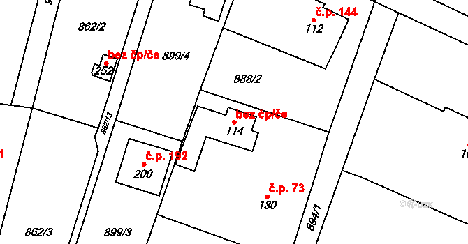 Librantice 41425201 na parcele st. 114 v KÚ Librantice, Katastrální mapa