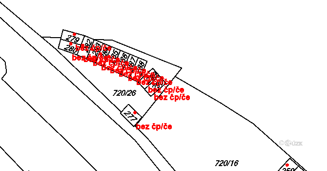 Teplice 45148201 na parcele st. 290 v KÚ Nová Ves u Teplic, Katastrální mapa